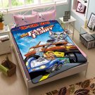 Tom and Jerry Fast And Furry Blanket Fleece Bedroom Decoration