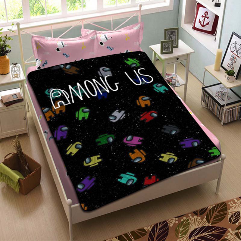 Among Us Game Blanket Plush Bedroom Throw