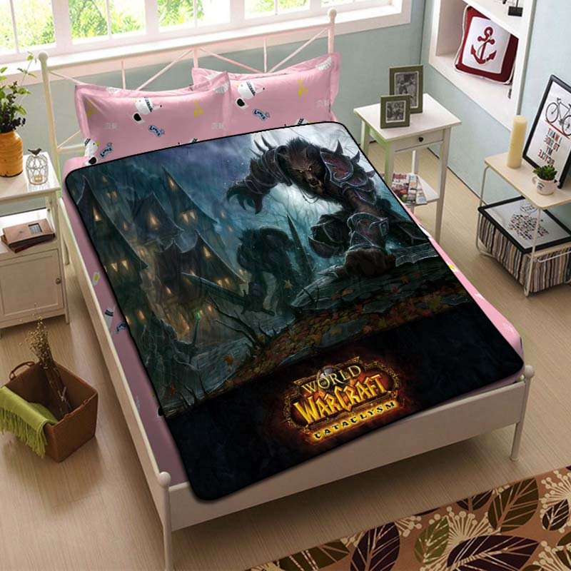 World of Warcraft Catalysm Fleece Blanket Bedroom Set