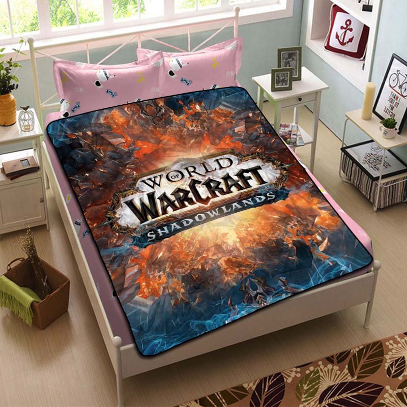 World of Warcraft Shadowlands Blanket Plush Bedroom Throw