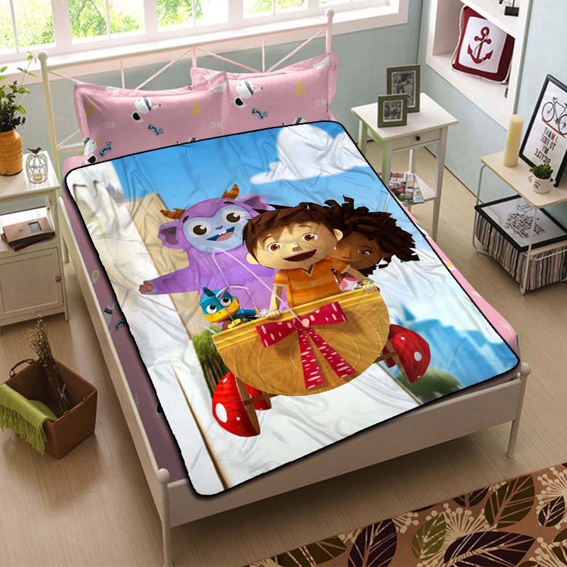Zack & Quack Throw Blanket Bed Fleece