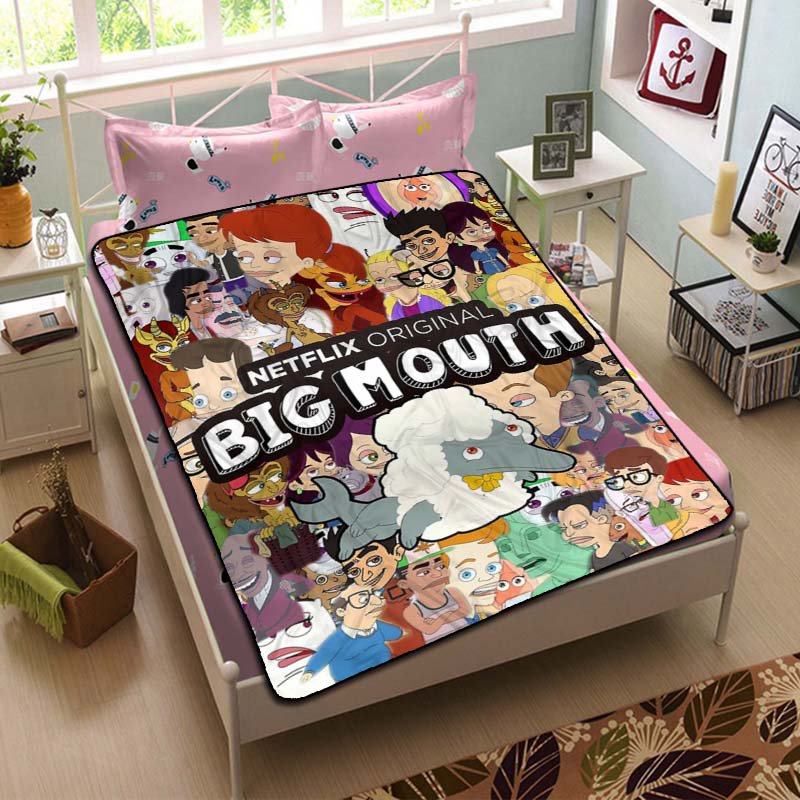 Big Mouth Fleece Blanket Bedroom Set