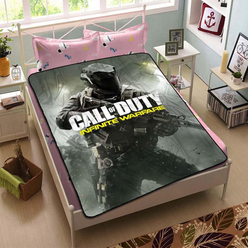 Call of Duty Infinite Warfare Fleece Blanket Bedroom Set