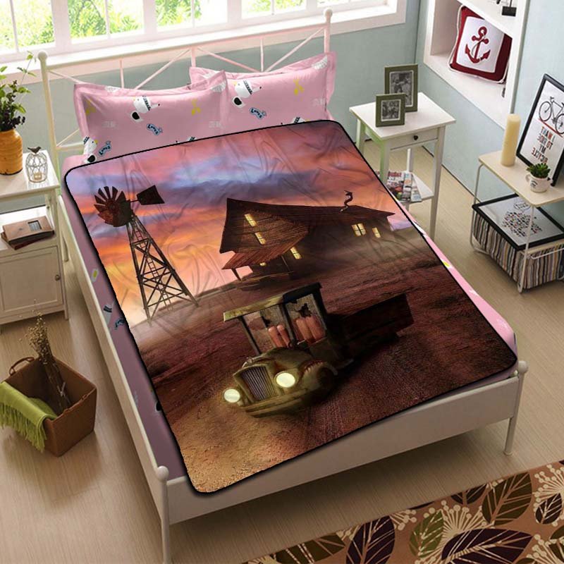 Courage the Cowardly Dog Fleece Blanket Bedroom Set