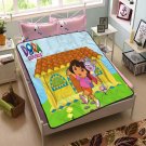 Dora the Explorer Cartoon Blanket Fleece Bedroom Decoration