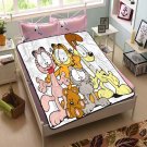 Garfield Characters Throw Blanket Bed Fleece