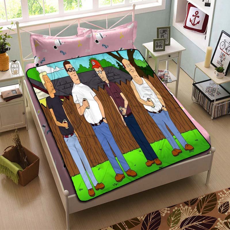 King of the Hill Throw Blanket Bed Fleece