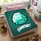 Minecraft Diamond Blanket Beddding Set
