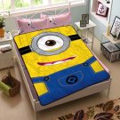 Minion Face Blanket Fleece Bedroom Decoration