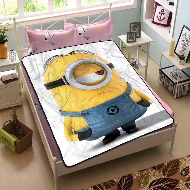 Minion Blanket Beddding Set