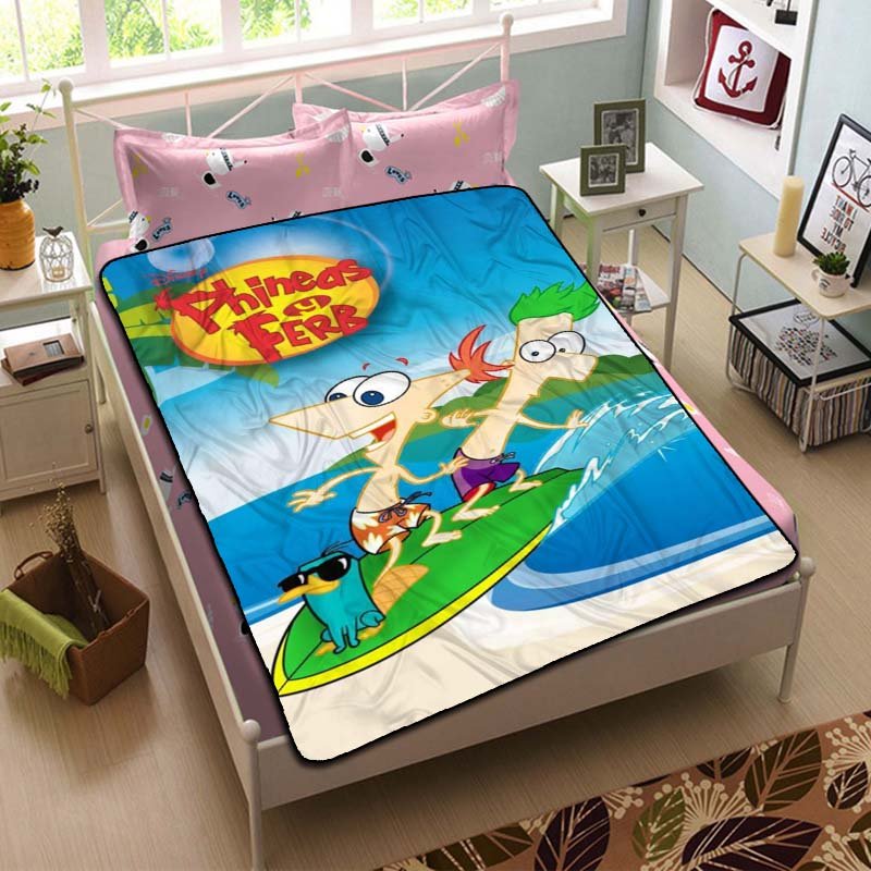 Phineas and Ferb Blanket Beddding Set