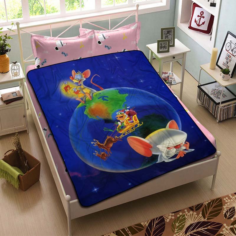 Pinky and the Brain Cartoon Blanket Beddding Set