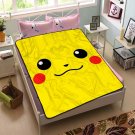 Pokemon Pikachu Face Blanket Plush Bedroom Throw