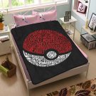 Pokemon Pokeball Fleece Blanket Bedroom Set