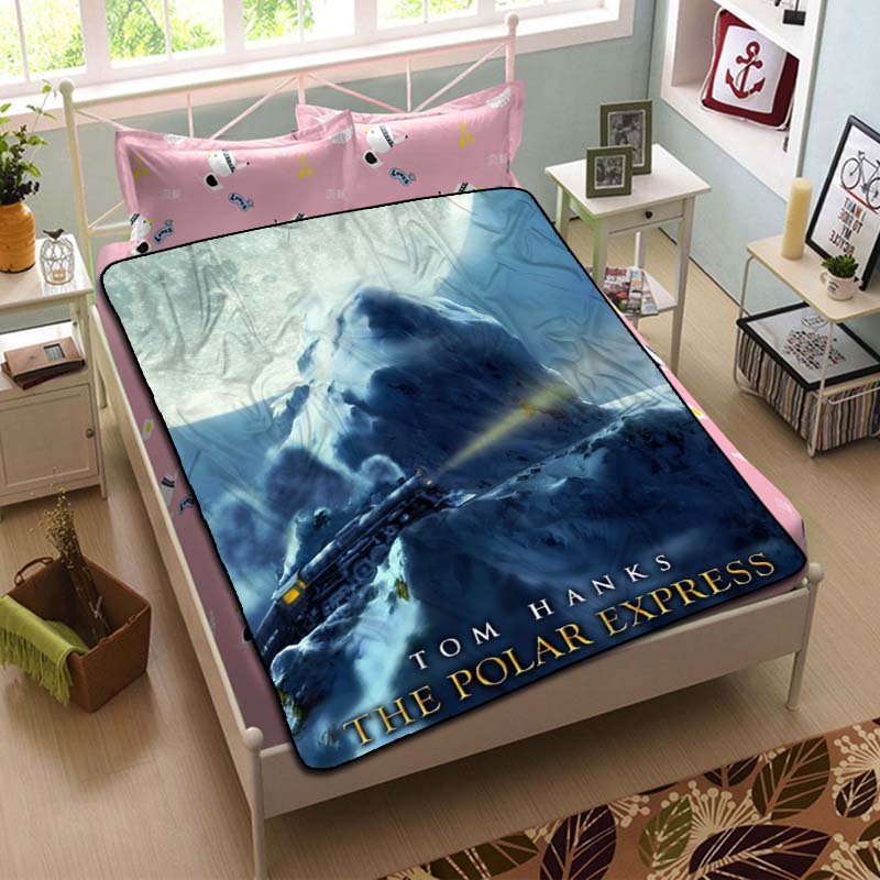 The Polar Express Blanket Plush Bedroom Throw