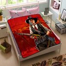 Red Dead Redemption Game Throw Blanket Bed Fleece