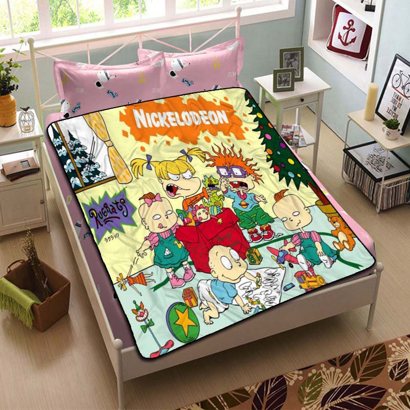Rugrats Blanket Fleece Bedroom Decoration