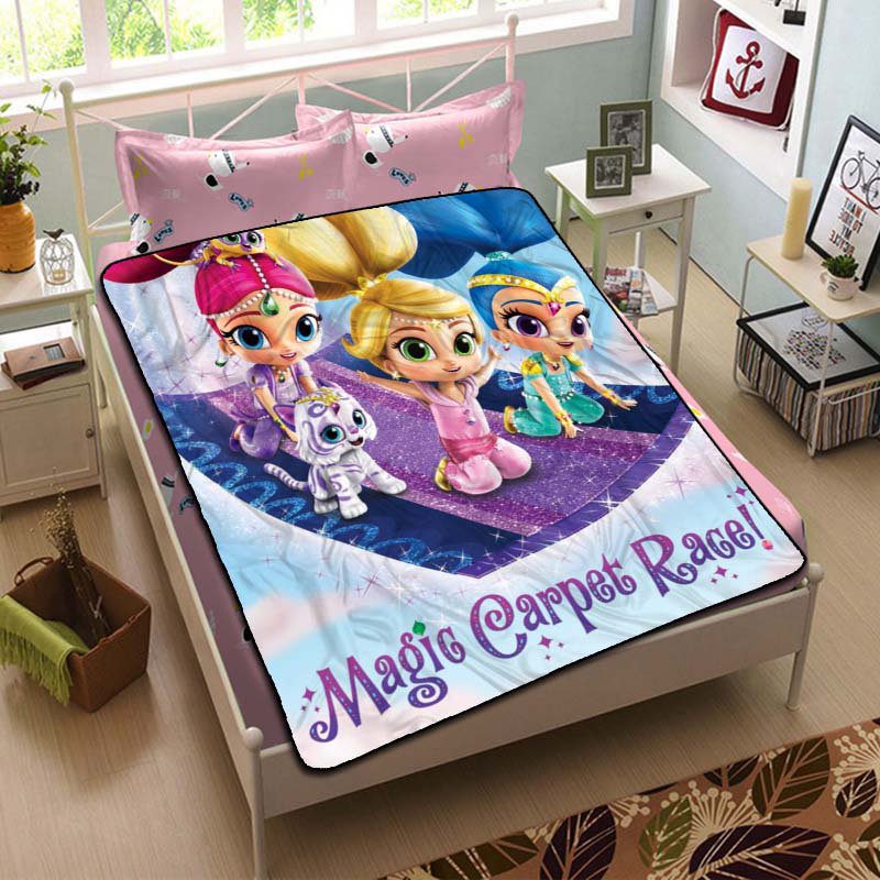 Shimmer and Shine Fleece Blanket Bedroom Set