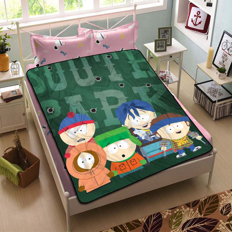 South Park Member Episodes Blanket Fleece Bedroom Decoration