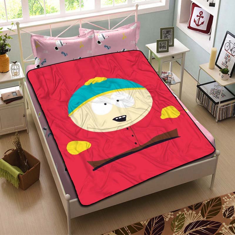 South Park Eric Cartman Blanket Plush Bedroom Throw