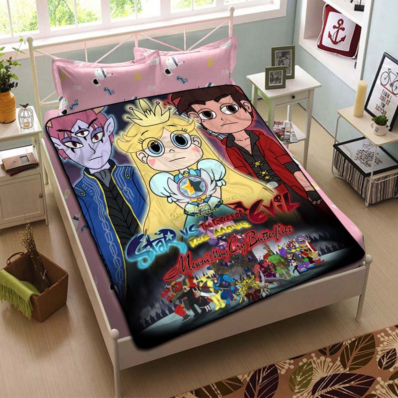 Star vs the Forces of Evil Cartoon Blanket Plush Bedroom Throw
