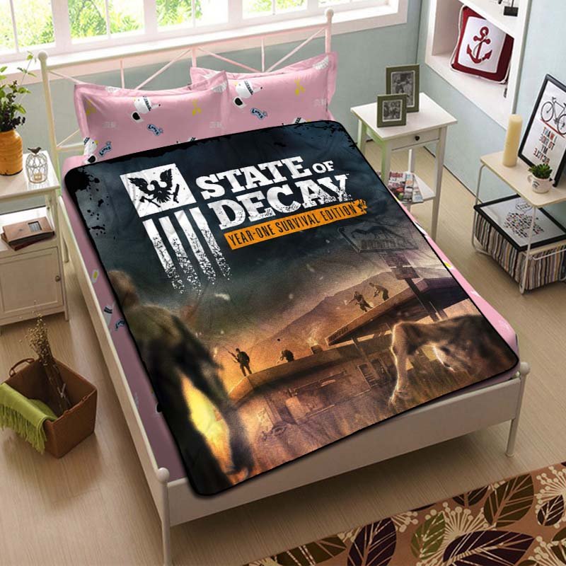 State of Decay Blanket Fleece Bedroom Decoration