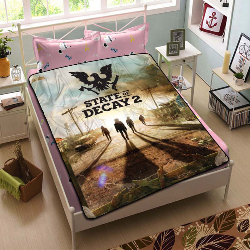 State of Decay Fleece Blanket Bedroom Set