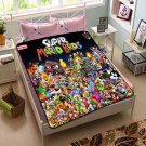 Super Mario Characters Blanket Plush Bedroom Throw