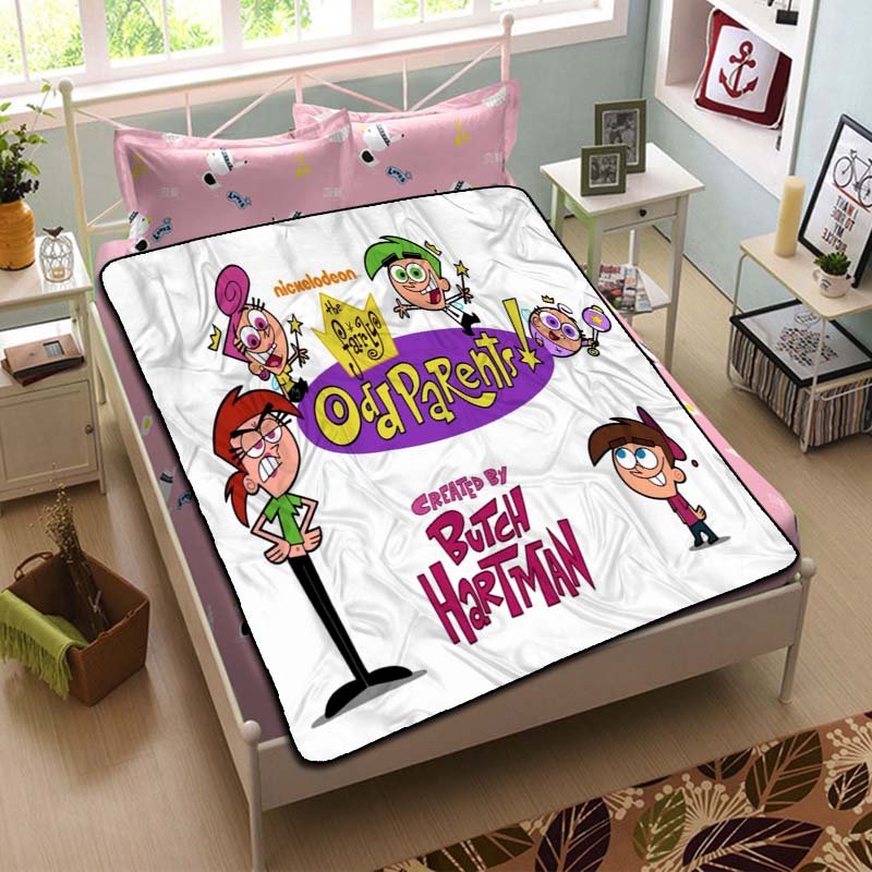 The Fairly OddParents Blanket Fleece Bedroom Decoration