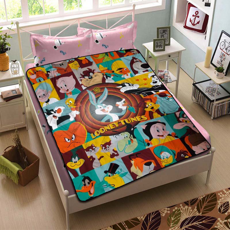 The Looney Tunes Characters Blanket Fleece Bedroom Decoration