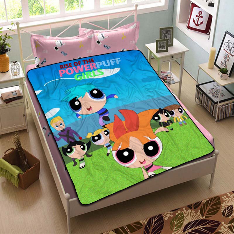 The Powerpuff Girls Characters Throw Blanket Bed Fleece