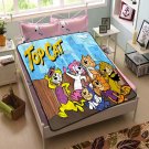 Top Cat Cartoon Fleece Blanket Bedroom Set