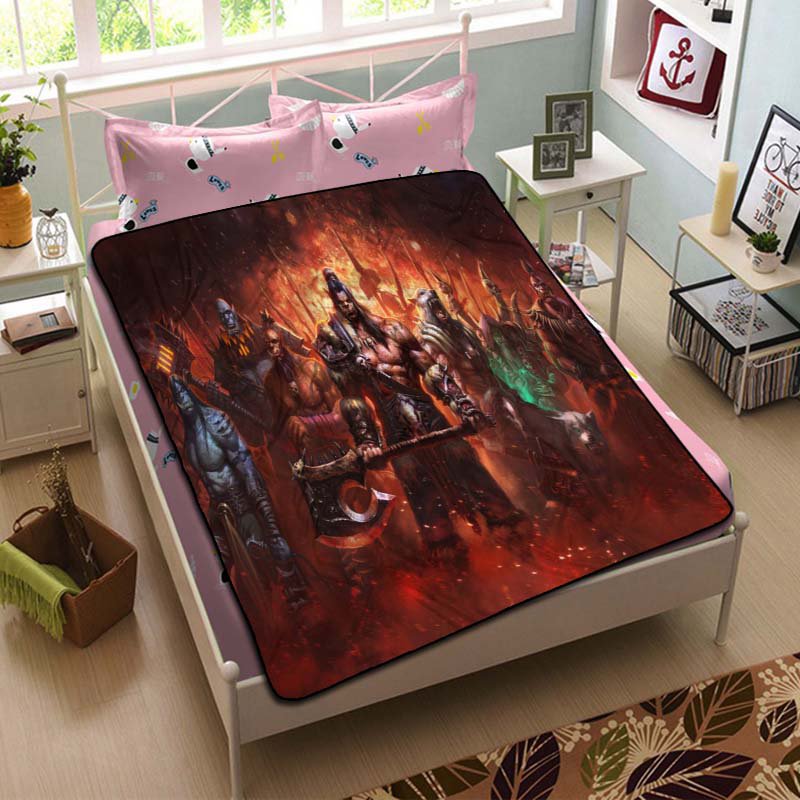 World of Warcraft Warlords of Draenor Blanket Fleece Bedroom Decoration