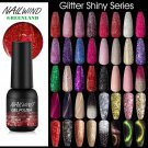 ROSALIND Glitter UV Gel Polish 8ml – 80 Colors, Soak-Off, Semi-Permanent, Base & Top Coat