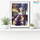 Painting original digital download "The Aisle" In 4 different sizes