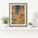 Painting original digital download "Autumn Walk" In 4 different sizes