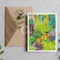 Painting original digital download "My Backyard" In 4 different sizes