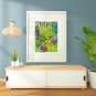 Painting original digital download "My Backyard" In 4 different sizes
