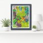 Painting original digital download "My Backyard" In 4 different sizes