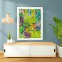 Painting original digital download "My Backyard" In 4 different sizes