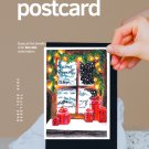 Painting original digital download "Christmas Window" 4 different sizes