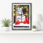 Painting original digital download "Christmas Window" 4 different sizes