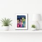 Digital download Painting original "H.I - JAKARTA" In 4 Size