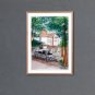 Free Shipping "DOSIDO - House from Dutch Colonial era " Original Watercolor Painting Handmade SizeA4