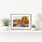 Painting original digital download "Autumn Halloween" In 4 different sizes