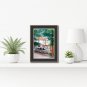 Free Shipping Worldwide "Dosido - House From Dutch Colonial" Watercolor Painting