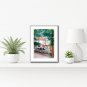 Digital download Painting original "Dosido - House From Colonial Era" In 4 Size