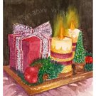 Painting original digital download "Christmas Gift" 4 different sizes Painting original digital download "Christmas Gift" 4 different sizes