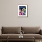 Free Shipping Worldwide "H.I - JAKARTA" A4 Size Original Watercolor Painting