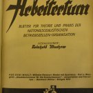 Arbeitertum. Bl?tter f?r theorie und praxis der Nationalsozialistischen Betriebs